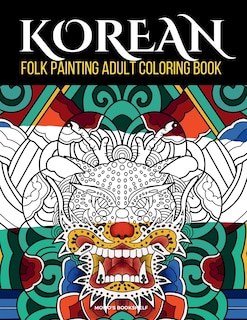 Front cover_KOREAN Folk Painting Adult Coloring book