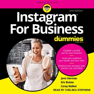 Front cover_Instagram For Business For Dummies Lib/e
