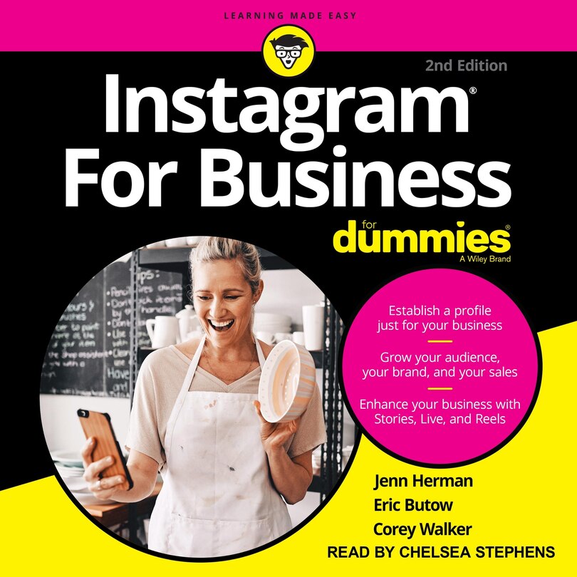 Front cover_Instagram For Business For Dummies Lib/e