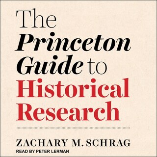 Front cover_The Princeton Guide To Historical Research