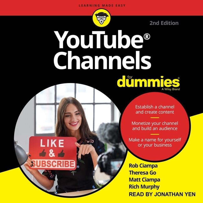 Couverture_Youtube Channels for Dummies Lib/E