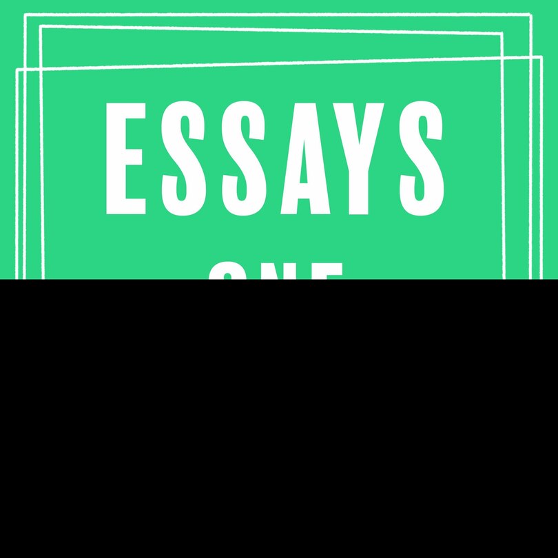 Couverture_Essays One