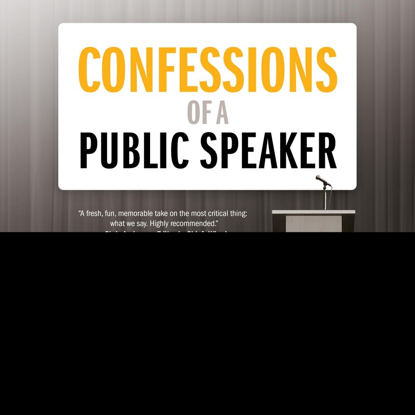 Front cover_Confessions Of A Public Speaker