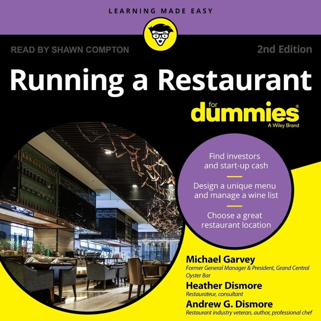 Front cover_Running A Restaurant For Dummies