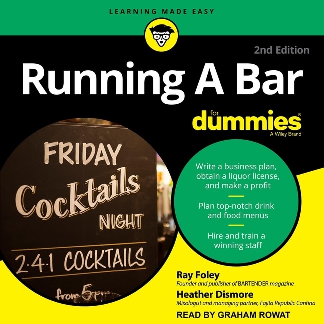 Couverture_Running a Bar for Dummies Lib/E
