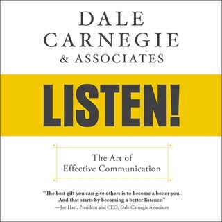 Front cover_Dale Carnegie & Associates' Listen!