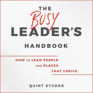 Couverture_The Busy Leader's Handbook Lib/e