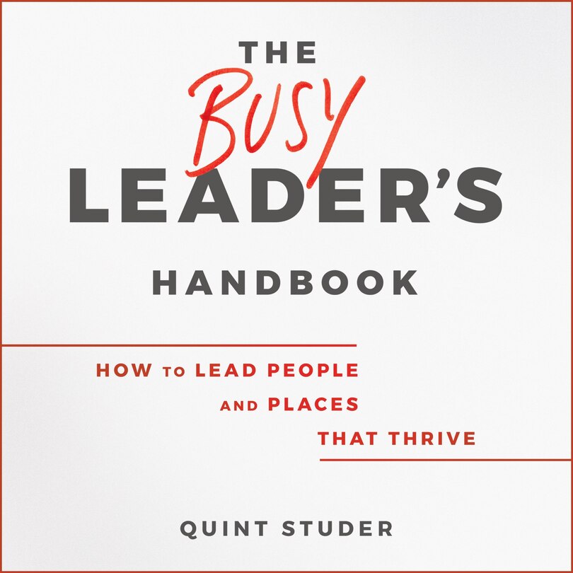 Couverture_The Busy Leader's Handbook Lib/e