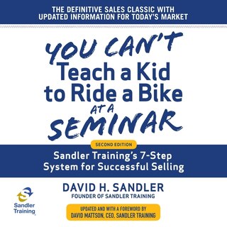 Front cover_You Can't Teach A Kid To Ride A Bike At A Seminar