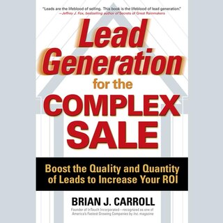 Front cover_Lead Generation for the Complex Sale