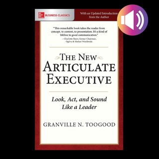 Front cover_The Articulate Executive: Learn to Look, Act, and Sound Like a Leader