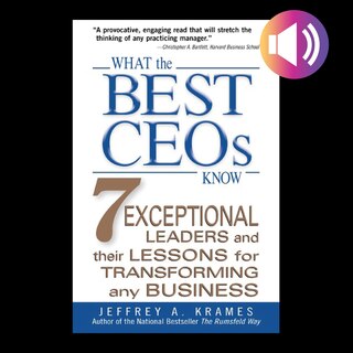 Front cover_What the Best CEOs Know