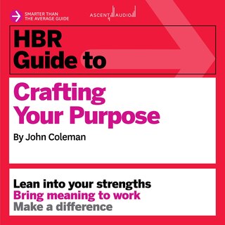 Front cover_HBR Guide to Crafting Your Purpose