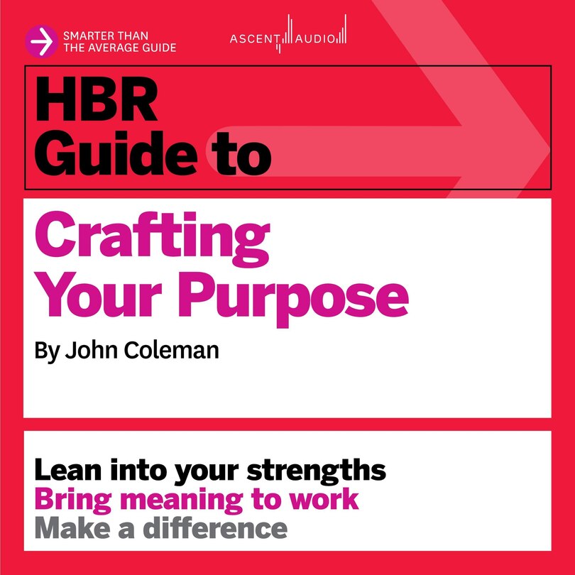 Front cover_HBR Guide to Crafting Your Purpose