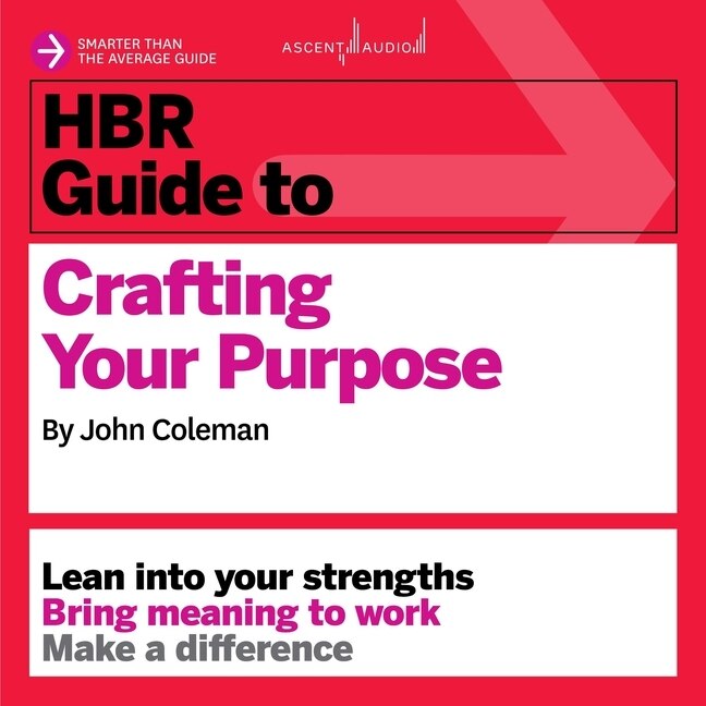 Front cover_HBR Guide to Crafting Your Purpose