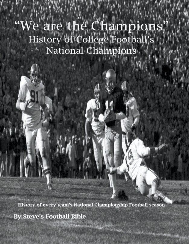 Couverture_We are the Champions - College Football's National Champions