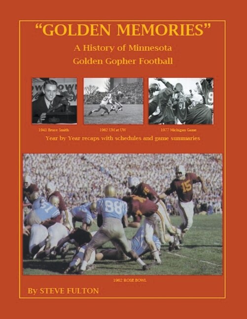 Front cover_Golden Memories - History of Minnesota Gophers Football