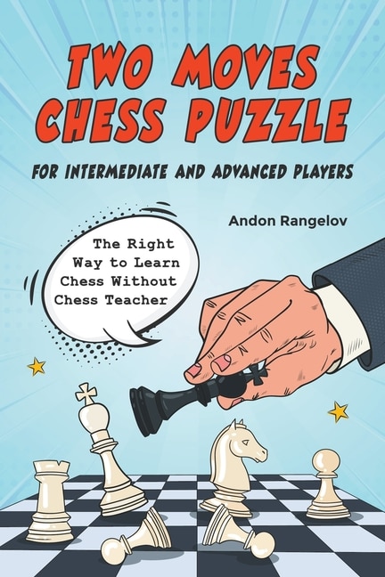 Front cover_Two Moves Chess Puzzle for Intermediate and Advanced Players