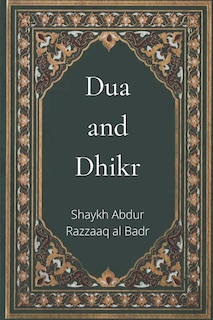 Front cover_Dua and Dhikr