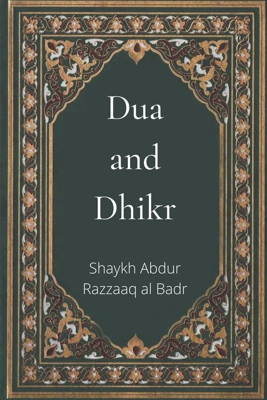Front cover_Dua and Dhikr