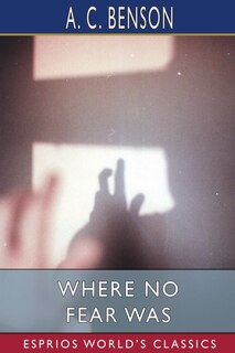 Couverture_Where No Fear Was (Esprios Classics)