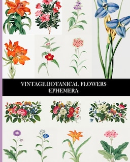 Couverture_Vintage Botanical Flowers Ephemera