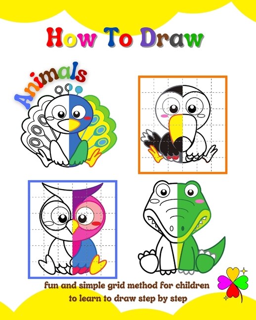 Front cover_How to draw animals