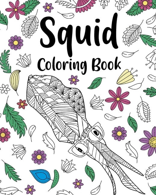 Front cover_Squid Coloring Book