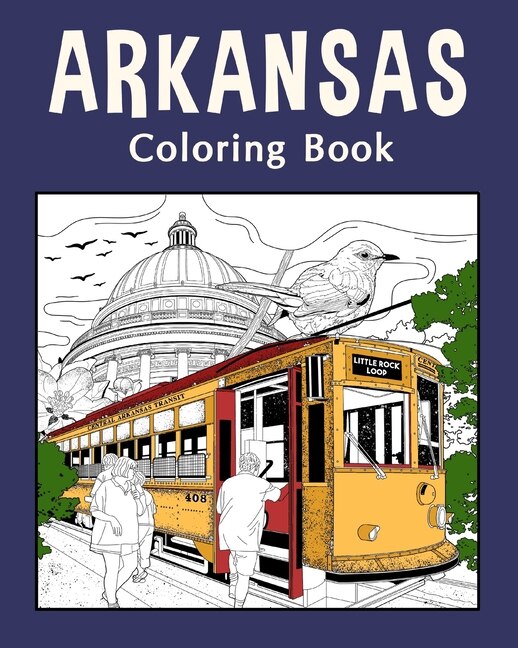 Front cover_Arkansas Coloring Book