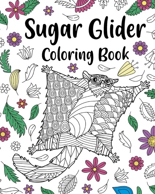 Front cover_Sugar Glider Coloring Book