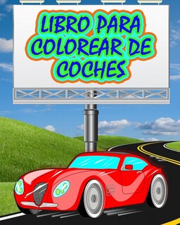 Front cover_Libro para Colorear de Coches