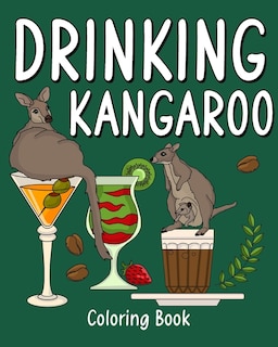 Front cover_Drinking Kangaroo Coloring Book