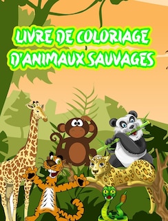 Couverture_Livre de Coloriage d'Animaux Sauvages