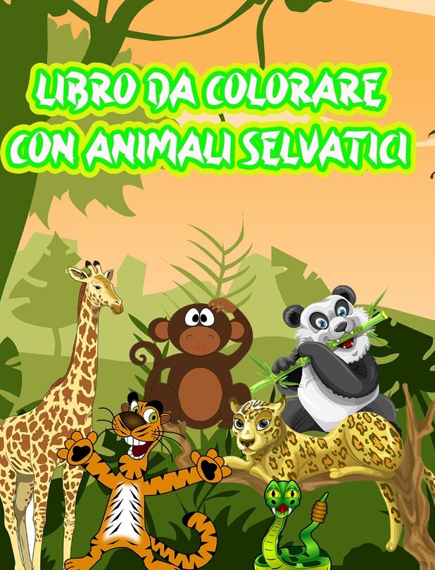 Front cover_Libro da Colorare con Animali Selvatici