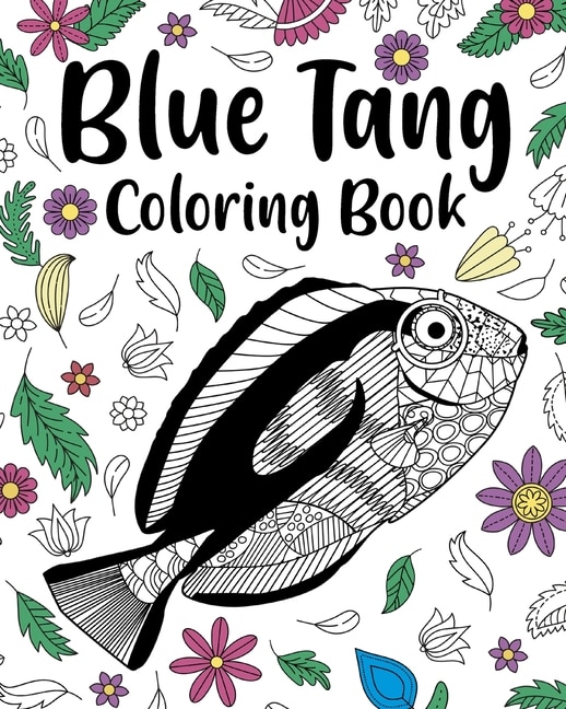 Front cover_Regal Blue Tang Coloring Book