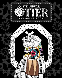 Front cover_Steampunk Otter Coloring Book