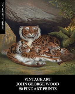 Vintage Art: John George Wood: 20 Fine Art Prints: Natural History Ephemera for Framing, Collages and Junk Journals