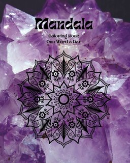 Front cover_MANDALA - Coloring book. One Word a Day