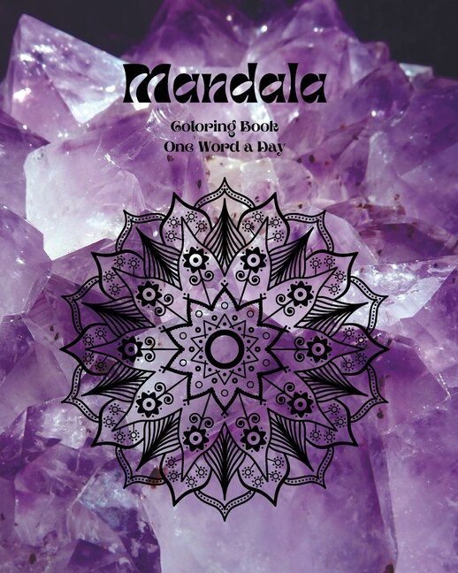 Front cover_MANDALA - Coloring book. One Word a Day