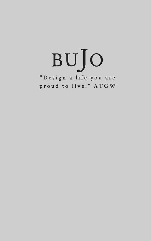 Front cover_Bujo Planner Book