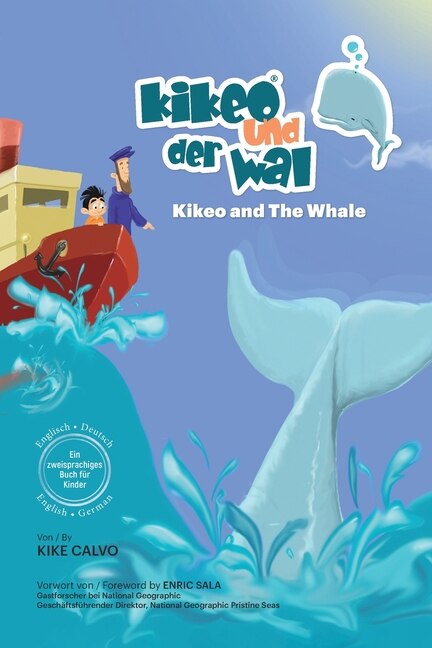 Couverture_Kikeo und der Wal. Ein zweisprachiges Buch für Kinder. ( Englisch - Deutsch )