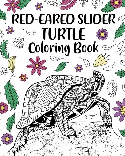 Couverture_Red-Eared Slider Turtle Coloring Book