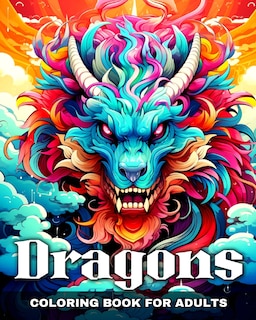 Couverture_Dragons Coloring Book for Adults
