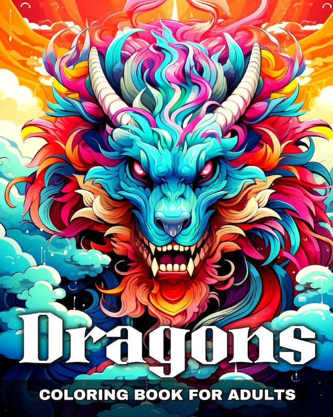 Couverture_Dragons Coloring Book for Adults