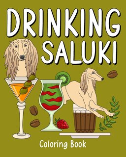 Couverture_Drinking Saluki Coloring Book