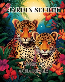 Couverture_Livre de coloriage Jardin Secret