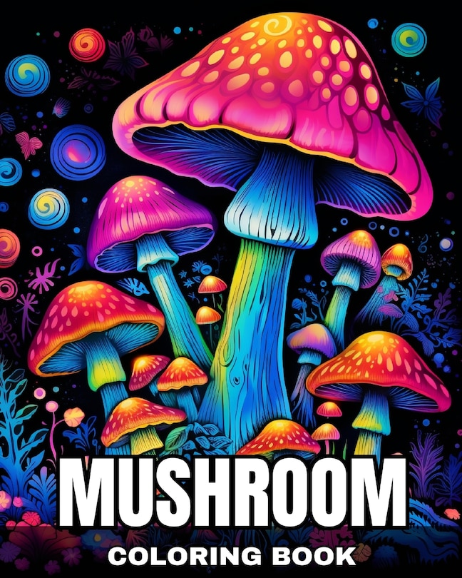 Front cover_Mushroom Coloring Book