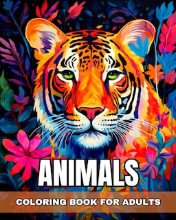 Front cover_Animals Coloring Book for Adults