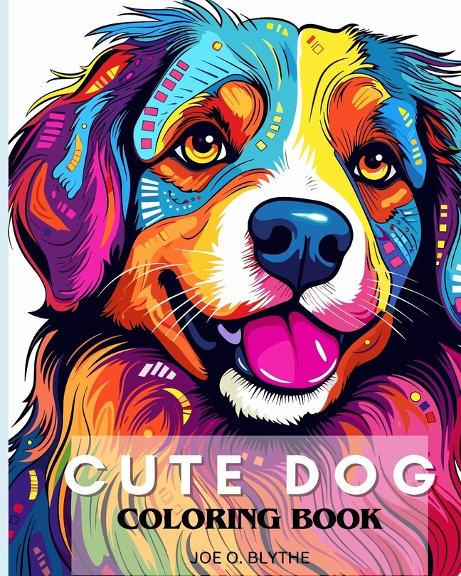 Couverture_Cute Dogs Coloring Book for Kids
