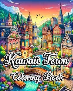 Couverture_Kawaii Town Coloring Book